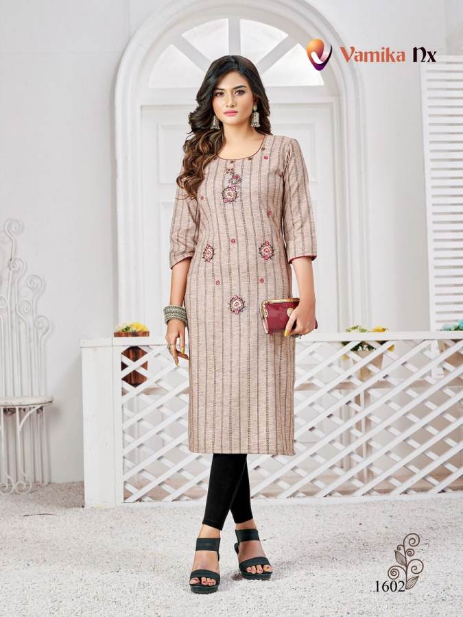 Vamika Nx Alexa Fancy Ethnic Wear Cotton Printed Kurti Collection